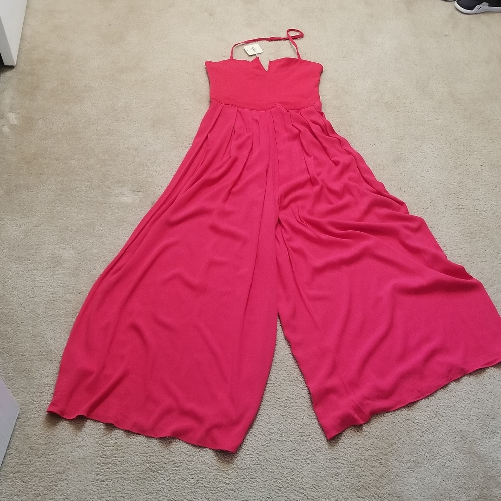 Intimately Free People wide leg strapless jumpsuit